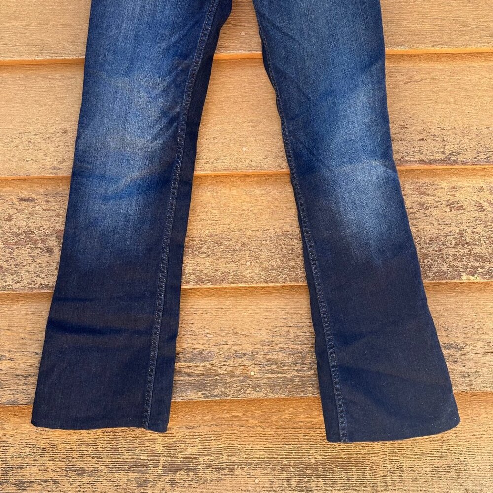Hudson Womens Bootcut Dark Blue Jeans Size 28 Stretch Denim - Picture 5 of 12
